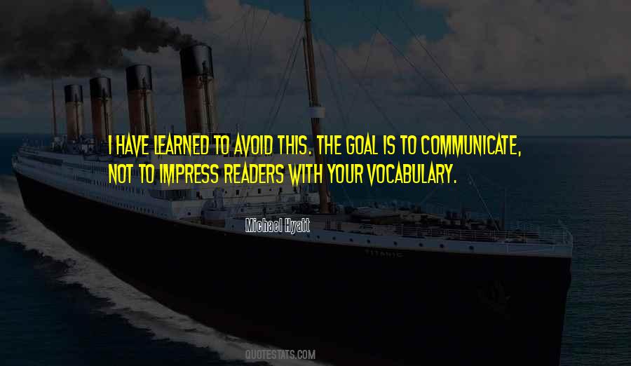 Not To Impress Quotes #204247