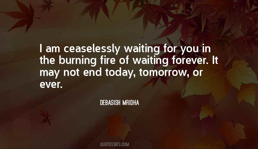 Not Waiting For You Quotes #300863
