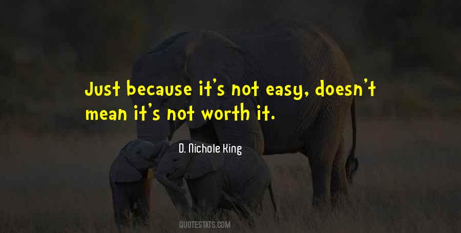 Not Worth Quotes #1381248