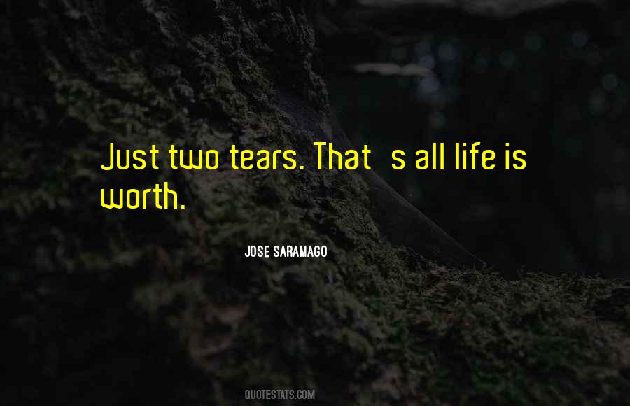 Not Worth Your Tears Quotes #1081396