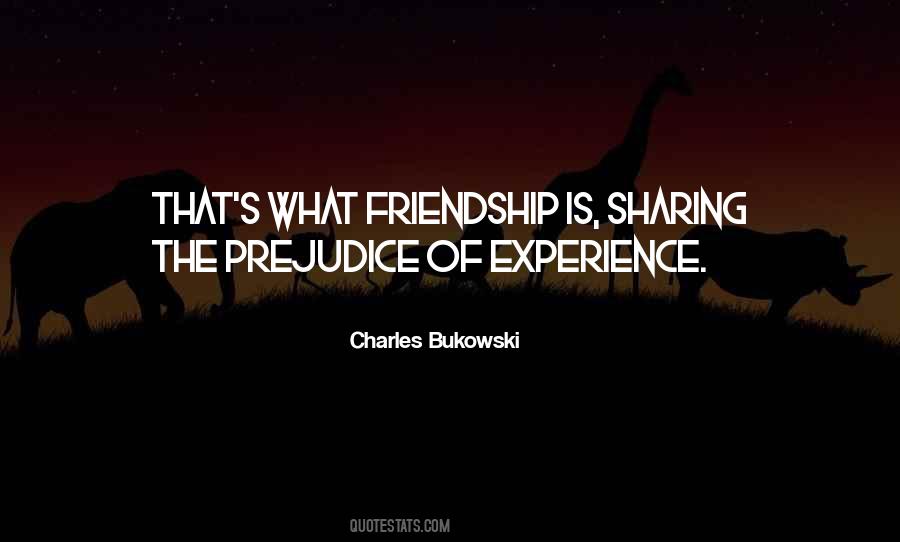 Quotes About Bukowski Friendship #1113050