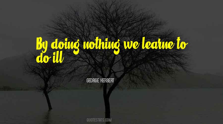 Nothing Doing Quotes #30528