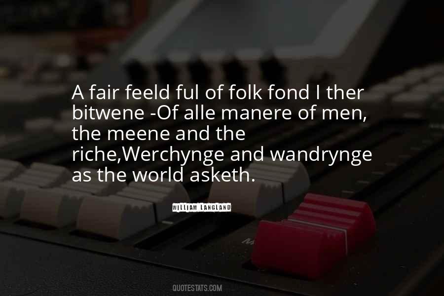 Nothing Fair In This World Quotes #250201
