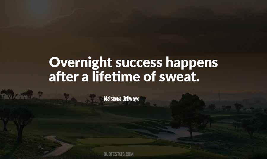 Nothing Happens Overnight Quotes #537335