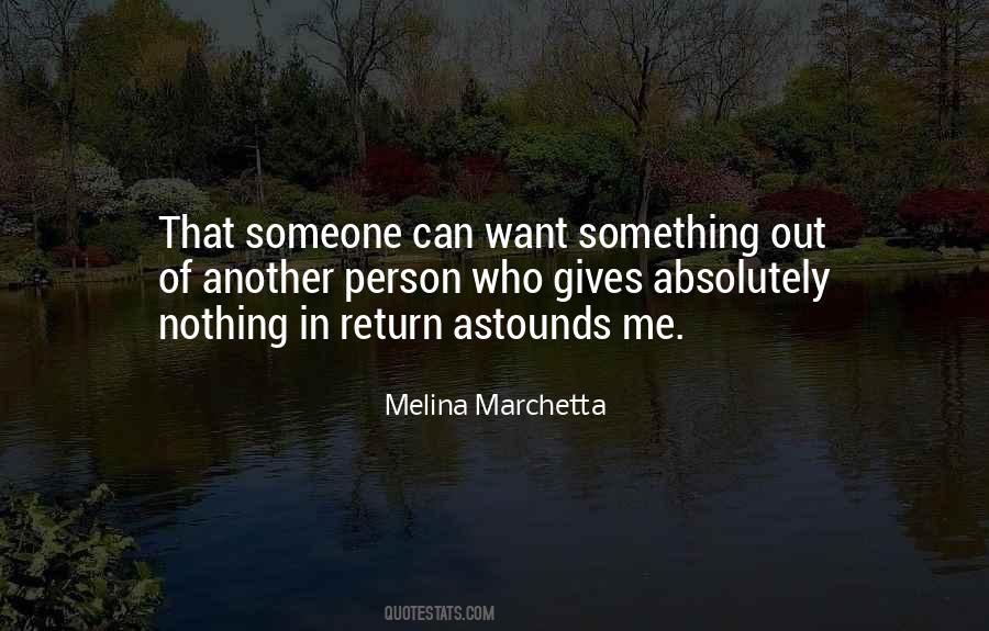 Nothing In Return Quotes #1549060