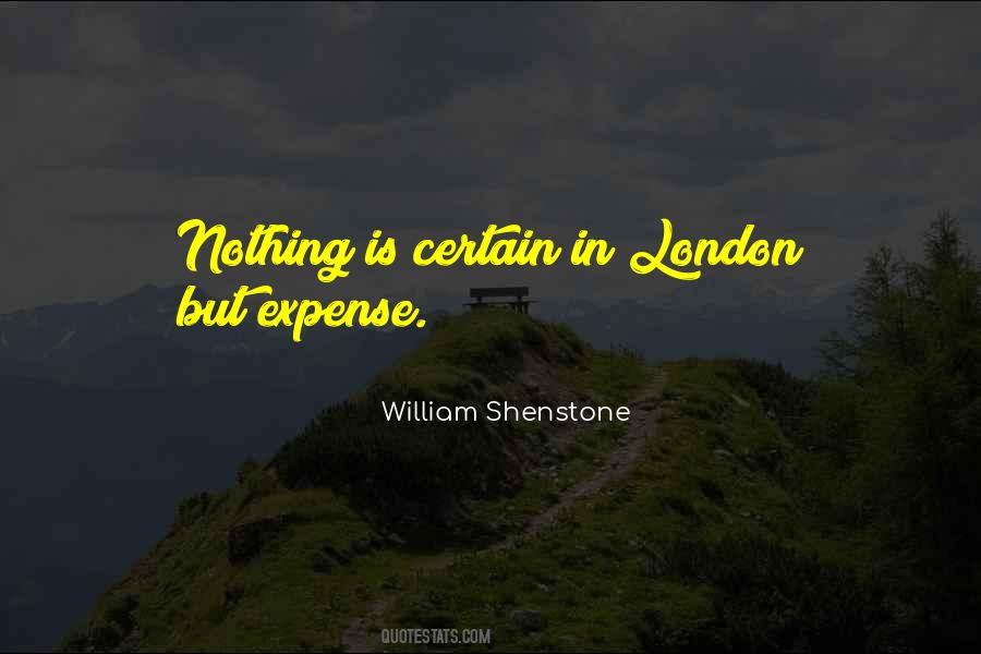 Nothing Is Certain Quotes #1798550