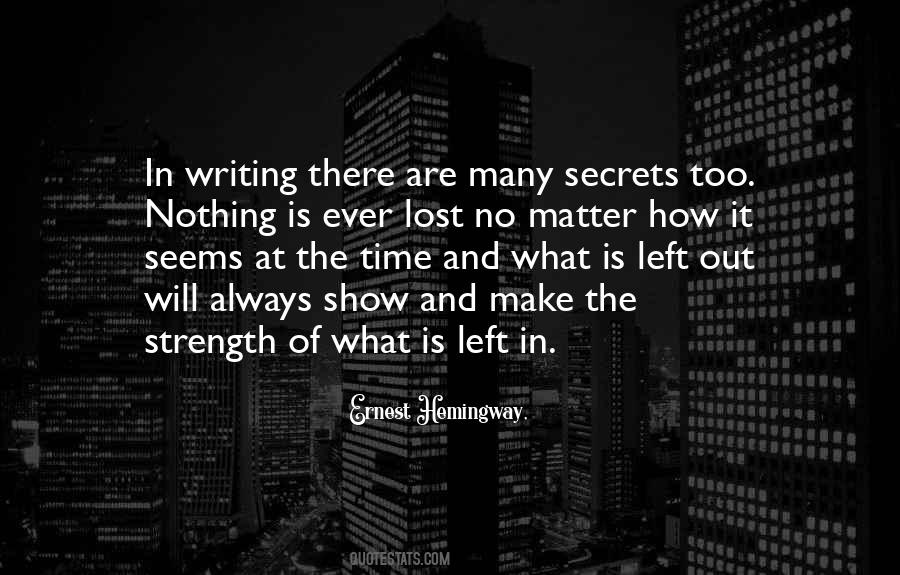Nothing Is Ever Lost Quotes #1675483
