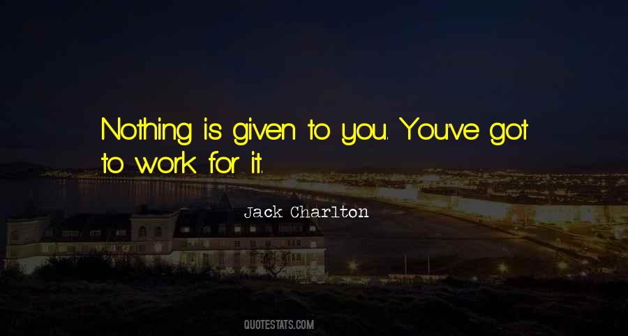 Nothing Is Given To You Quotes #906916