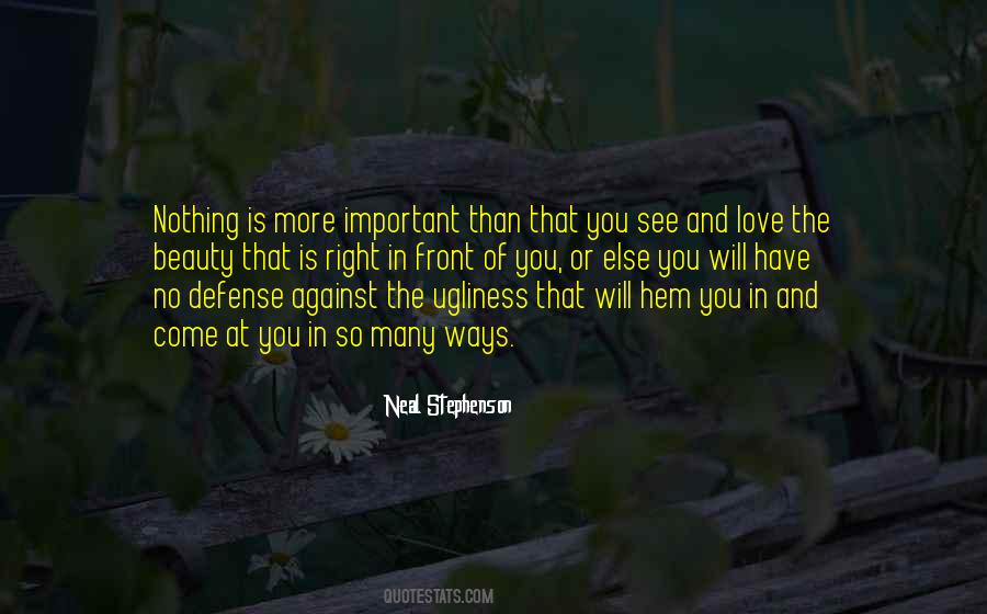 Nothing Is More Important Than Love Quotes #169028