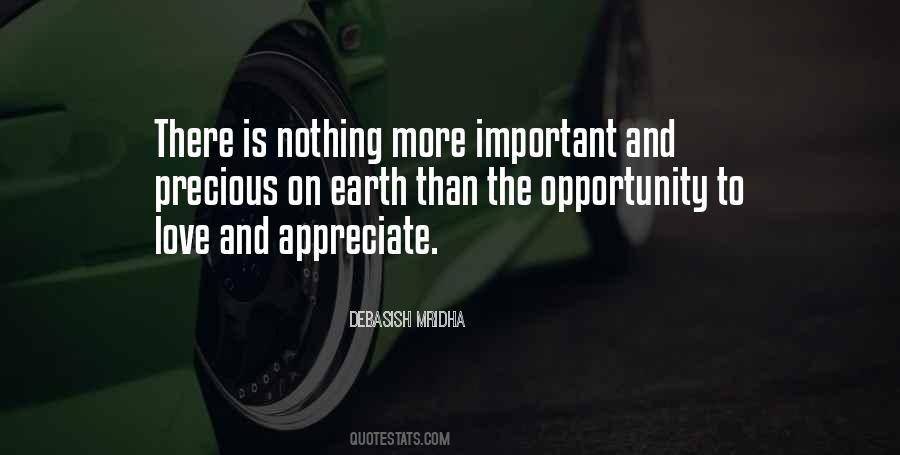 Nothing Is More Important Than Love Quotes #1761859