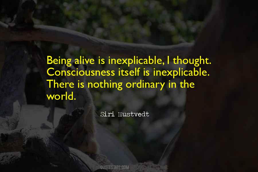 Nothing Is Ordinary Quotes #1590940