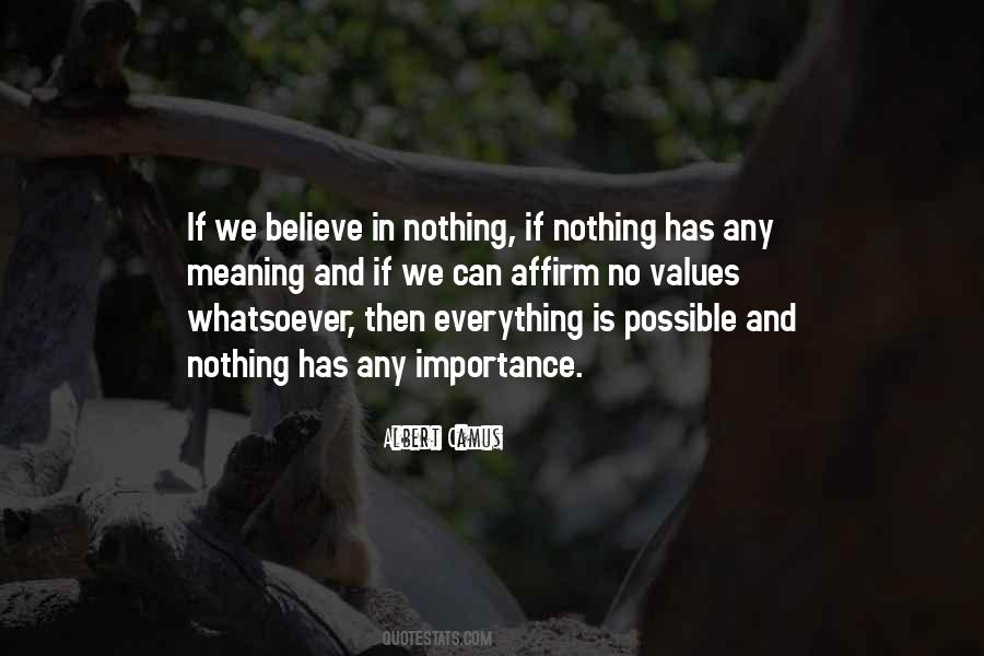 Nothing Is Possible Quotes #611331