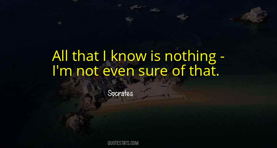 Nothing Is Sure Quotes #281485