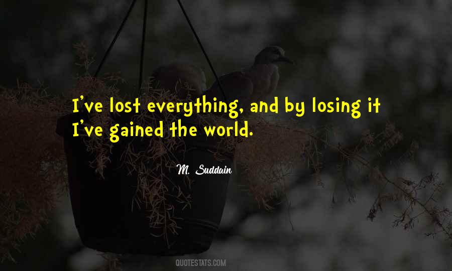 Nothing Lost Nothing Gained Quotes #179115