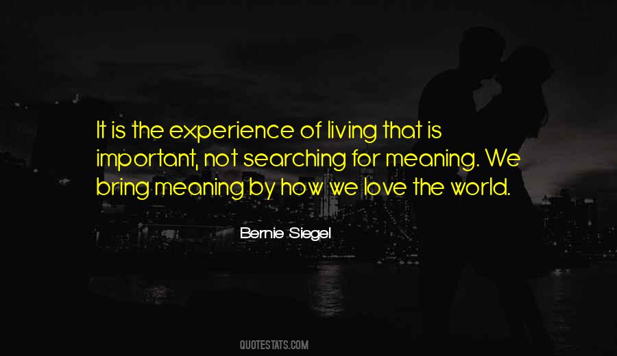 Nothing More Important Than Love Quotes #43315