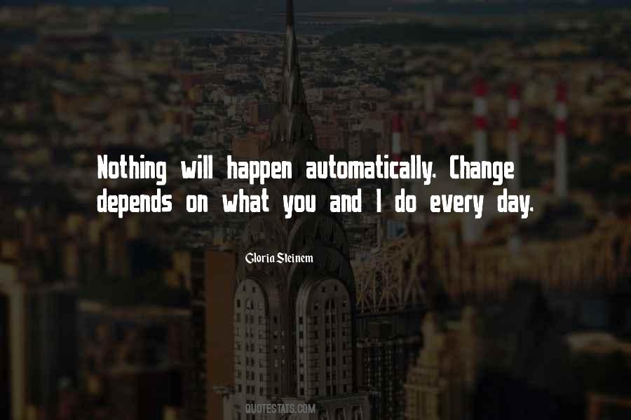 Nothing Will Happen Quotes #93392