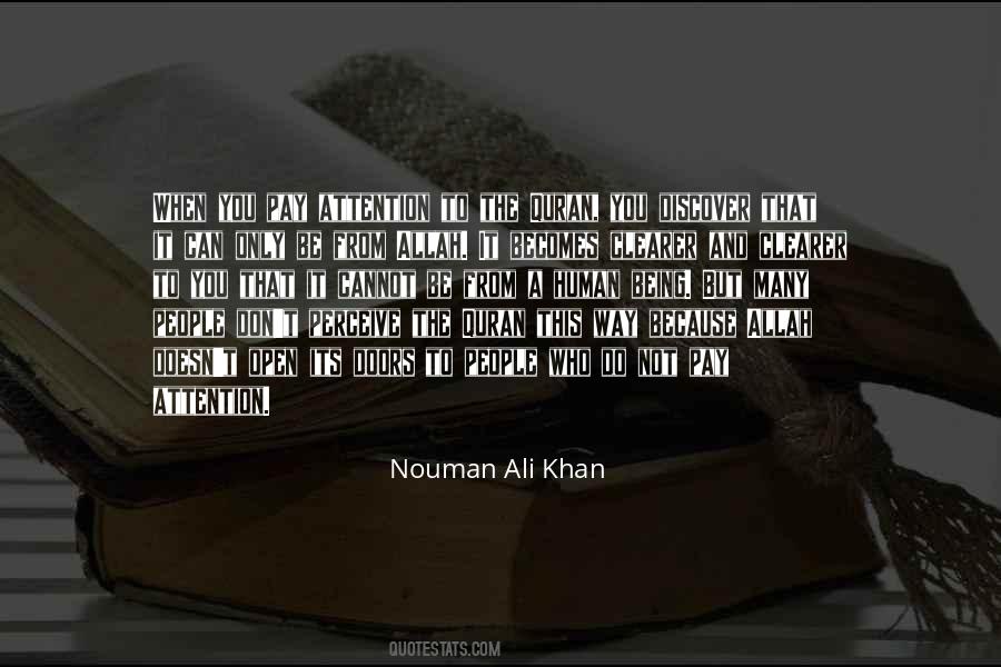 Nouman Ali Quotes #1051659