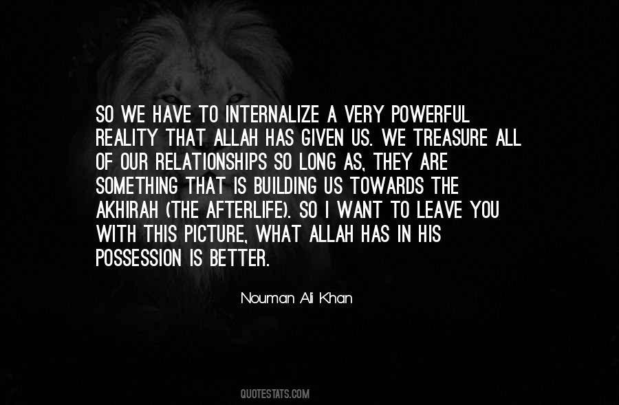 Nouman Ali Quotes #1256949