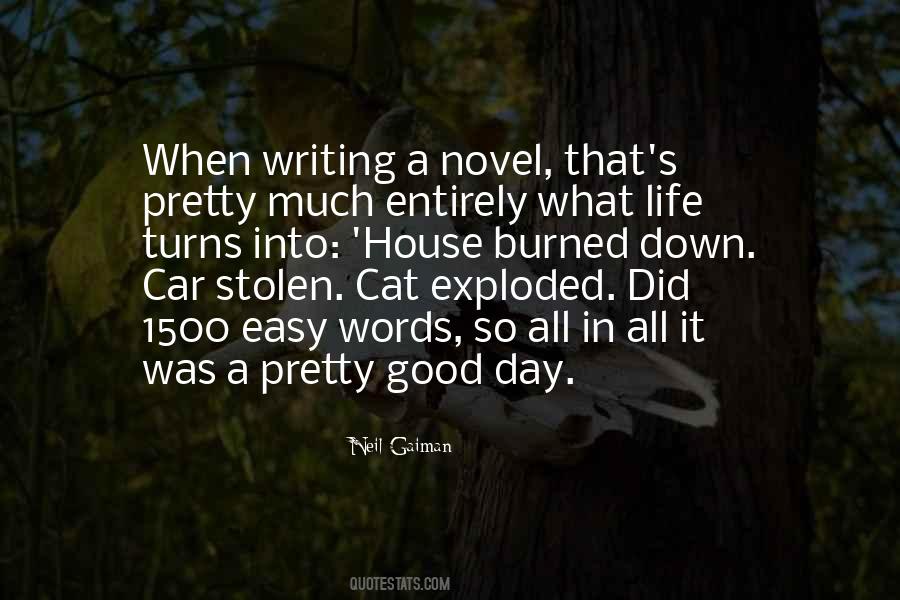 Novel One Day Quotes #1047302