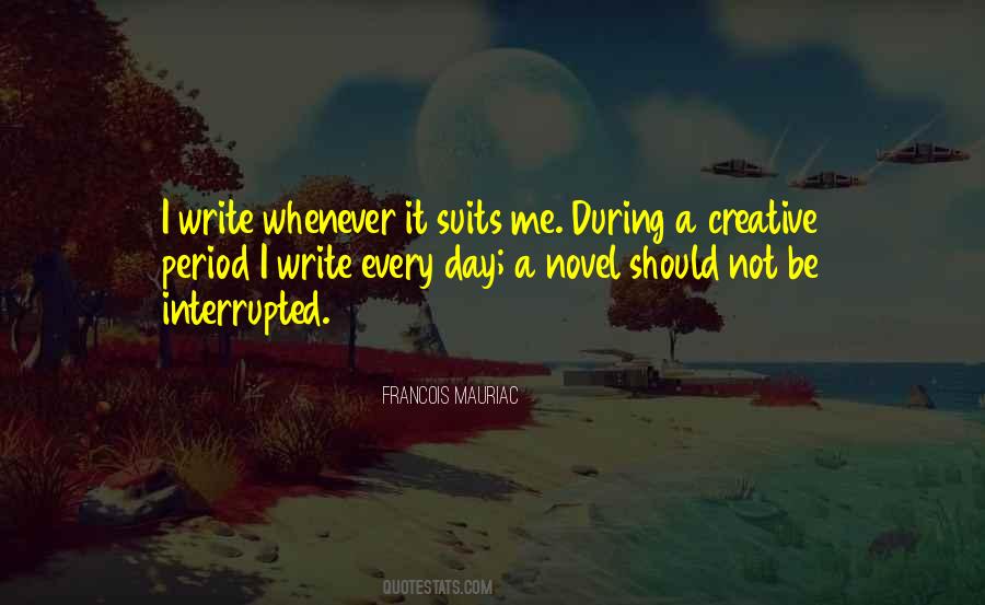 Novel One Day Quotes #18915