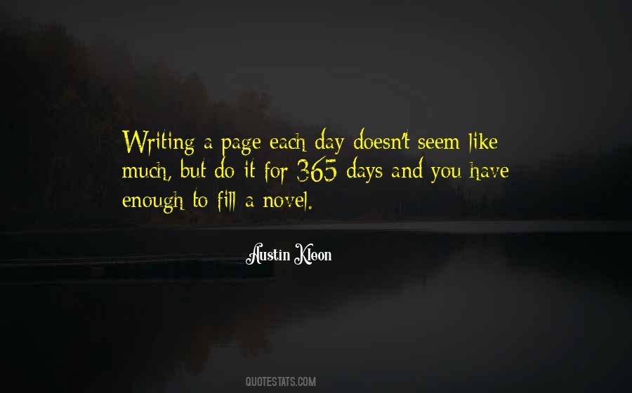Novel One Day Quotes #537633