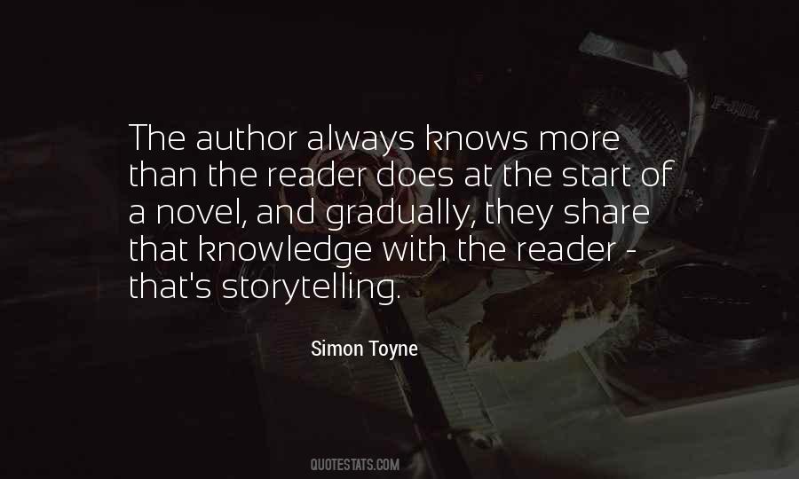 Novel Reader Quotes #400222