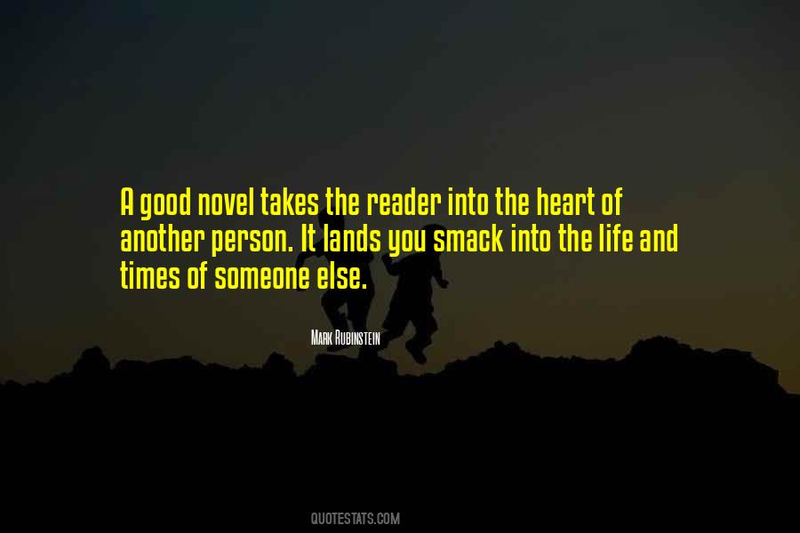Novel Reader Quotes #765011