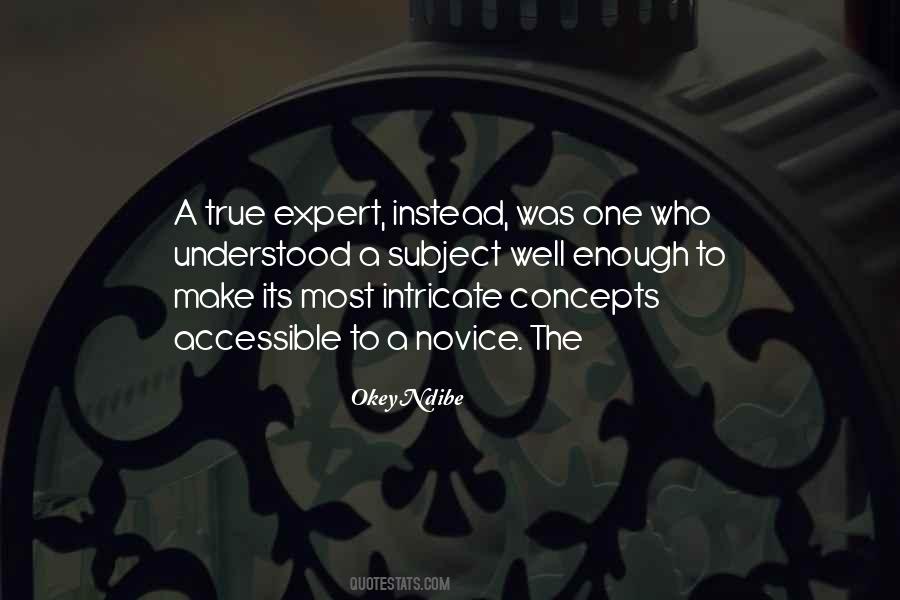 Novice To Expert Quotes #1169245