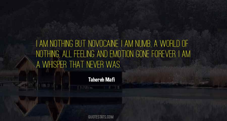 Novocaine Quotes #1093028