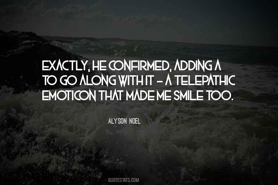 Now I Can Smile Quotes #9280
