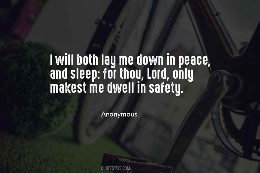 Now I Lay Me Down To Sleep Quotes #1875622