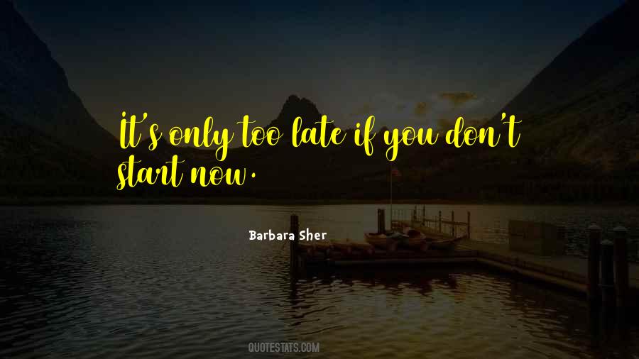 Now It's Too Late Quotes #912664