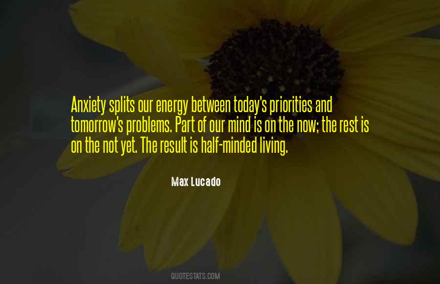 Now Not Tomorrow Quotes #1242335
