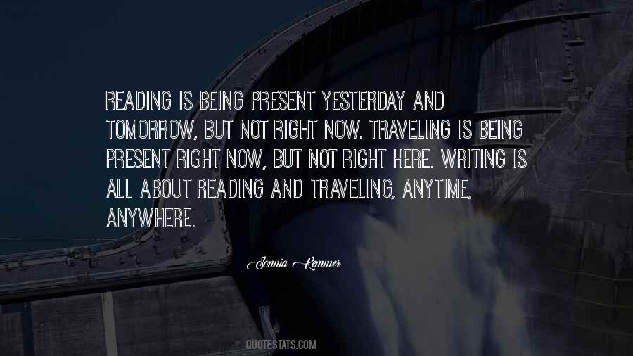 Now Not Tomorrow Quotes #565370