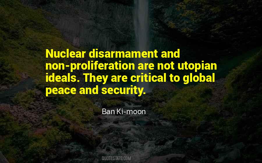 Nuclear Non Proliferation Quotes #154188