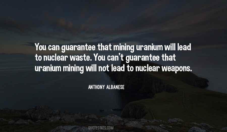 Nuclear Waste Quotes #1795379