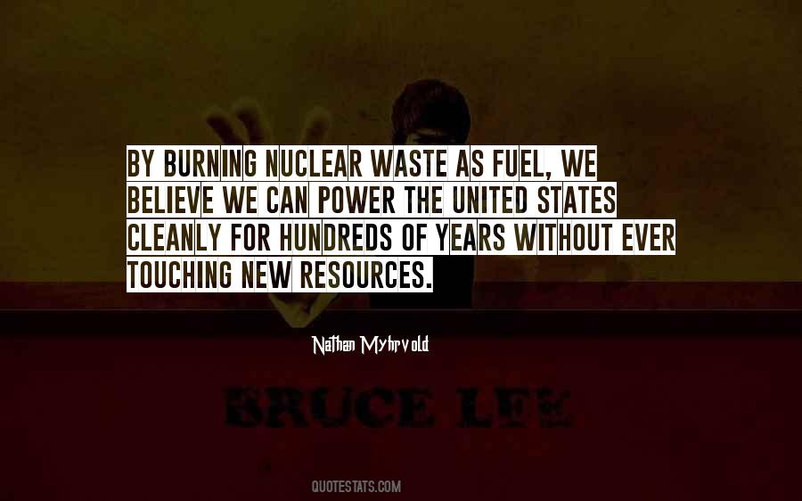 Nuclear Waste Quotes #684527