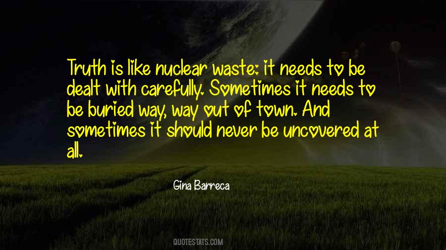 Nuclear Waste Quotes #690182