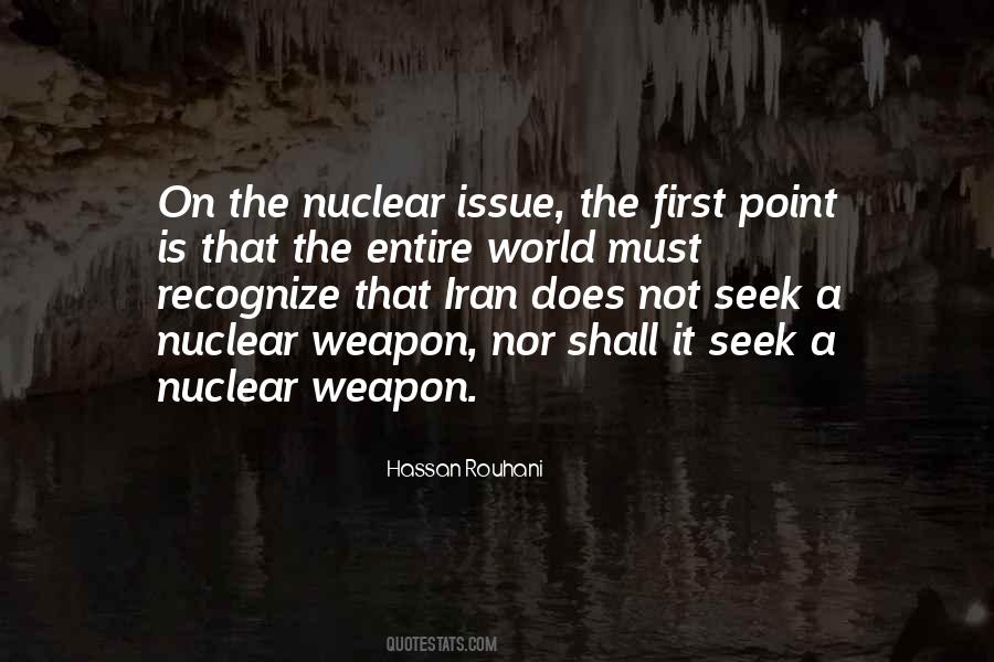 Nuclear Weapon Quotes #1256090