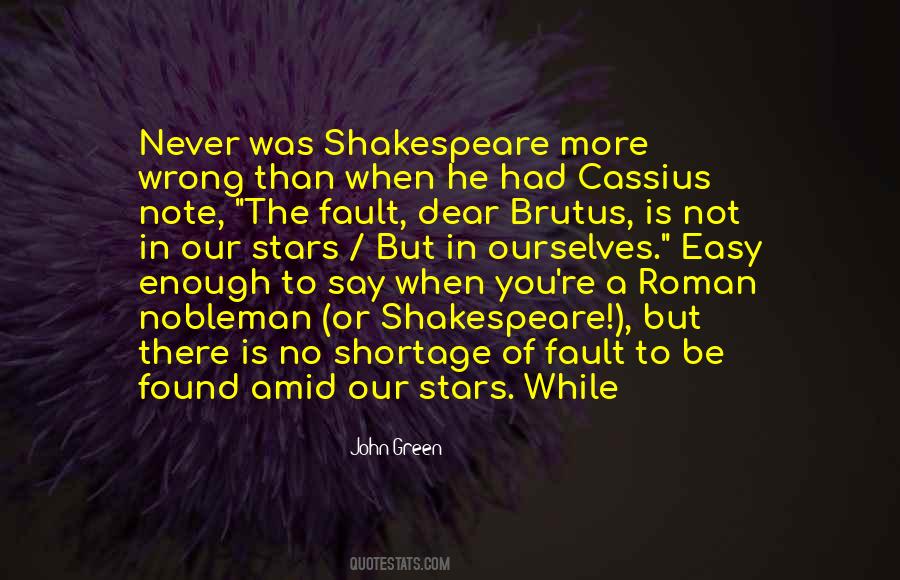 Quotes About Brutus And Cassius #587173