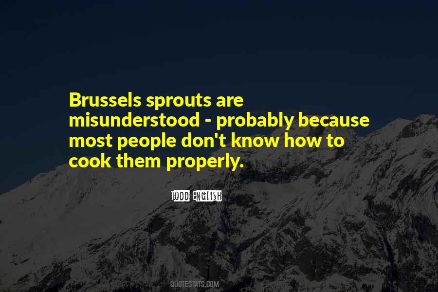 Quotes About Brussels Sprouts #823734