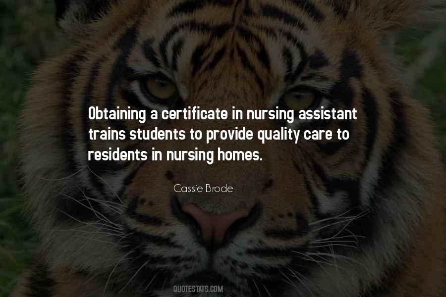 Nursing Assistant Quotes #1048595
