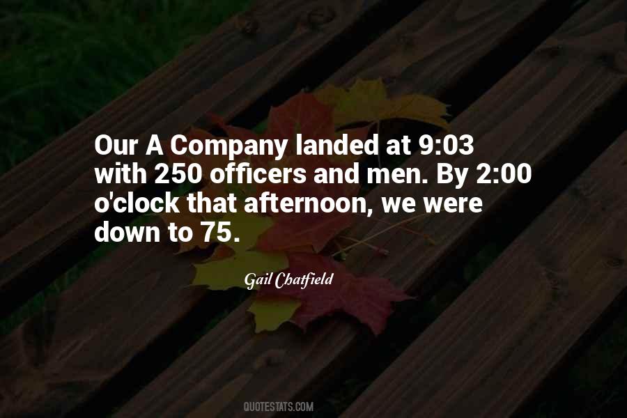 O'clock Quotes #1214469