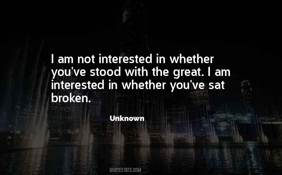 Quotes About Brokeness #1536809