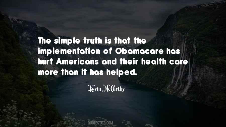 Obamacare Health Care Quotes #1310658