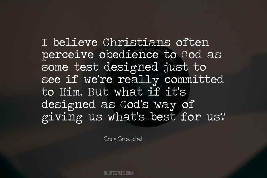 Obedience God Quotes #138336