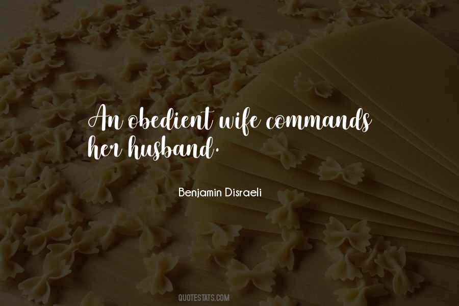 Obedient Husband Quotes #1174916