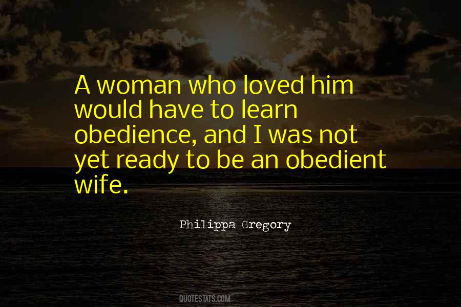 Obedient Wife Quotes #1124076