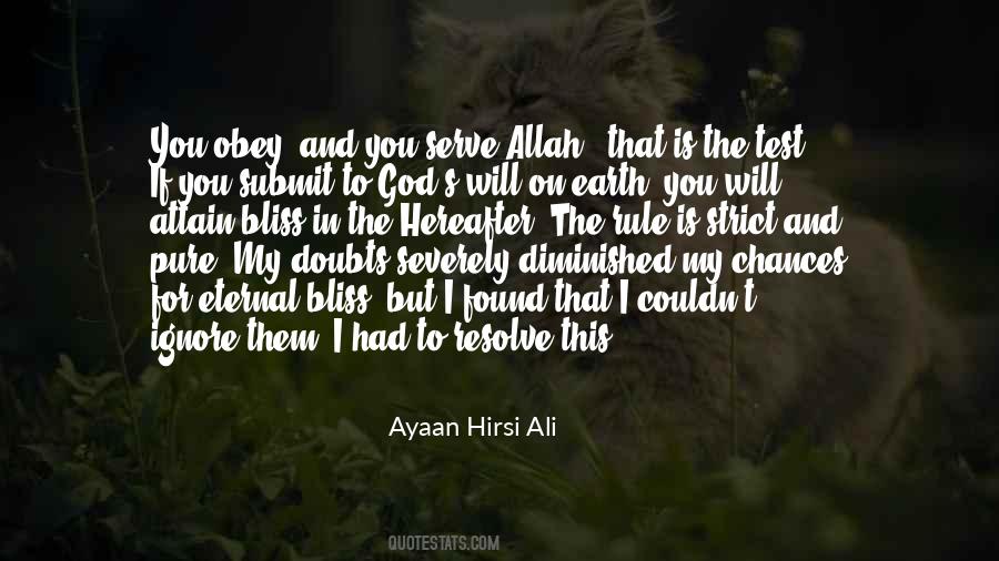 Obey Allah Quotes #462783