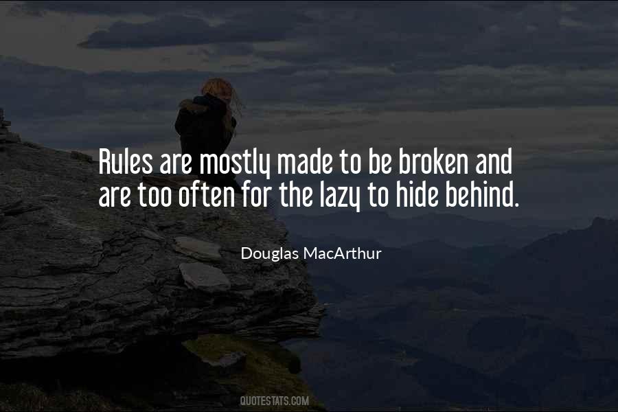 Quotes About Broken Rules #1789621